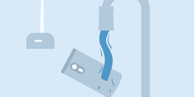 how to clean water flosser