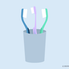 how to organize toothbrushes