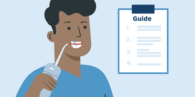 how to use a water flosser