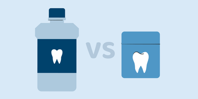 is mouthwash better than flossing