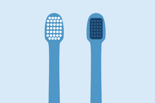 is the back of a toothbrush for your tongue
