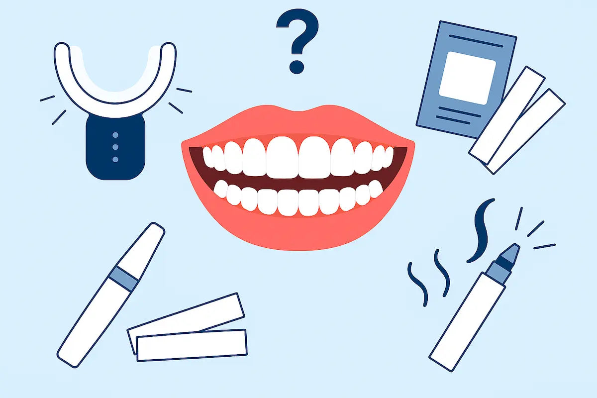 LED Whitening vs Strips vs Pens: Matching Whitening Methods to Your Schedule and Sensitivity