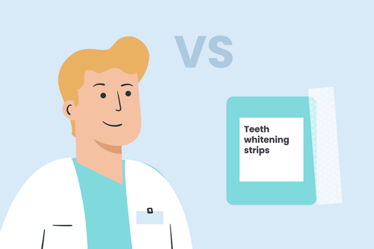 professional teeth whitening vs strips
