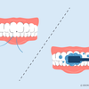should you brush or floss first ada