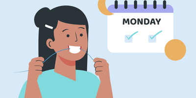 should you floss twice a day