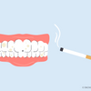 smoking yellow teeth 