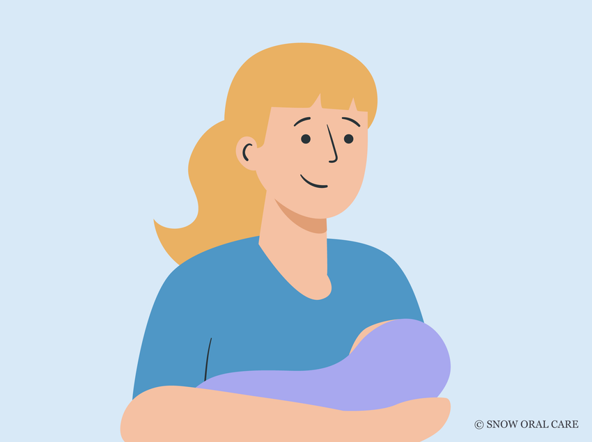 teeth whitening while breastfeeding 