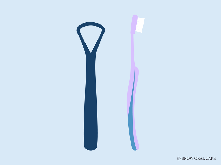 tongue scraper vs toothbrush