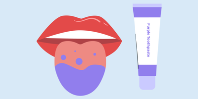 what does purple toothpaste taste like