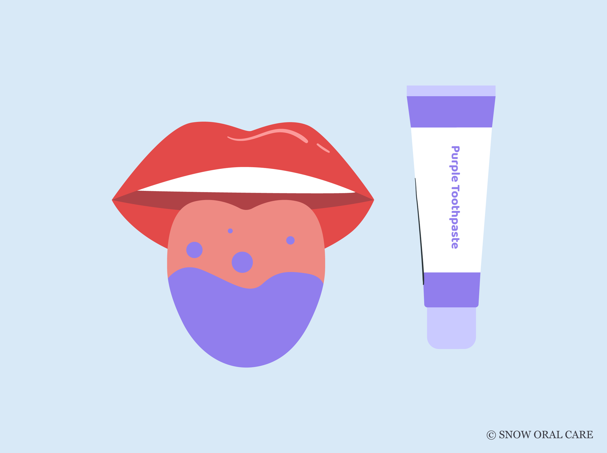 what does purple toothpaste taste like