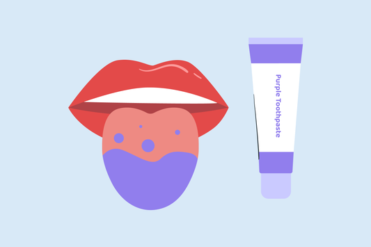 what does purple toothpaste taste like