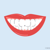 white spots on teeth near gums 