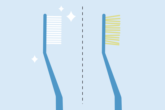 why do my toothbrush bristles get hard