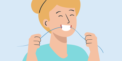 why does flossing feel good
