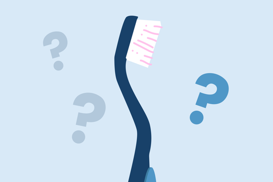 why is my toothbrush turning pink