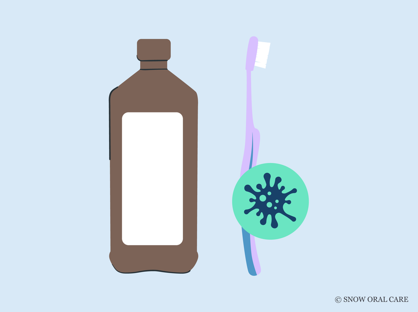 will peroxide kill thrush on toothbrush