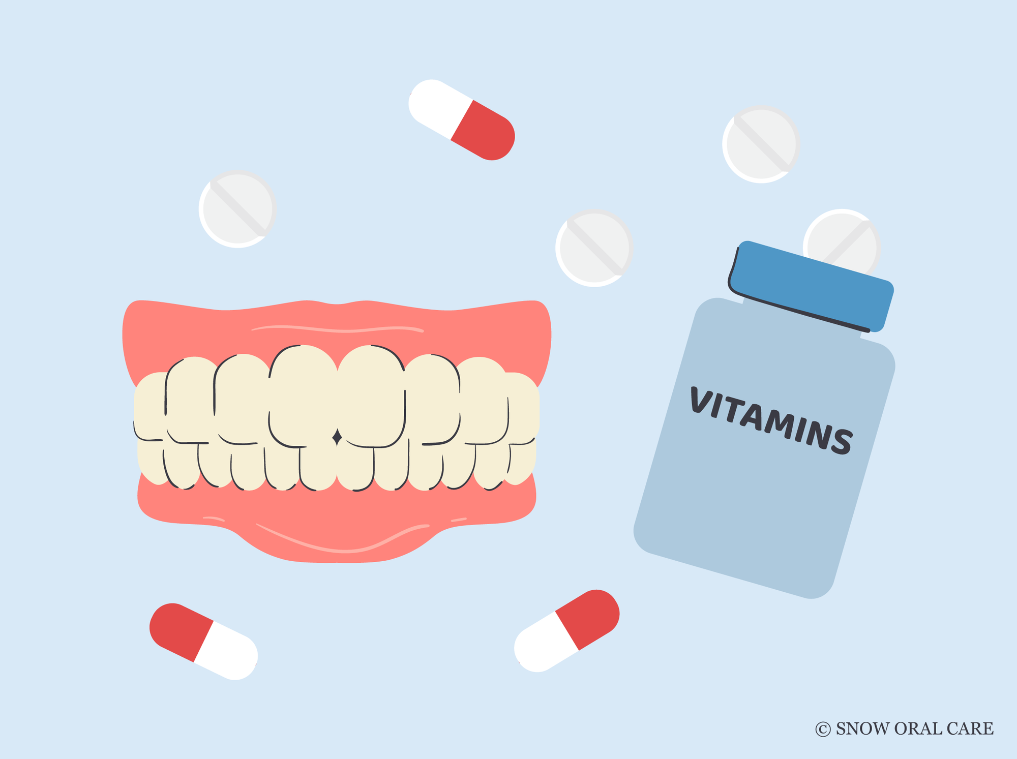 yellow teeth vitamin deficiency 