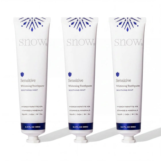 Three Sensitive toothpaste tubes