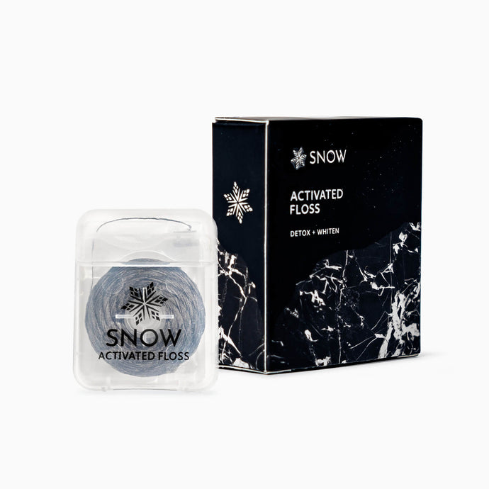 Best Charcoal Whitening Floss| Teeth Whitening Floss | SNOW® Oral Care
