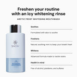 Arctic Frost Mouthwash | Teeth Mouthwash | SNOW® Oral Care