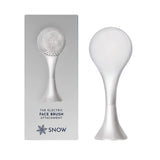 SNOW® Sonic Facial Cleansing Brush Powered by 39,000 Vibrations Per Minute -  Bacteria-Resistant Silicone Attachment with Soft-Bristled & Flat Massage Sides for Deeper Cleansing
