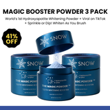 Magic Whitening Toothpaste Booster® Powder with Hydroxyapatite - World's First & Only! Sprinkle or Dip!
