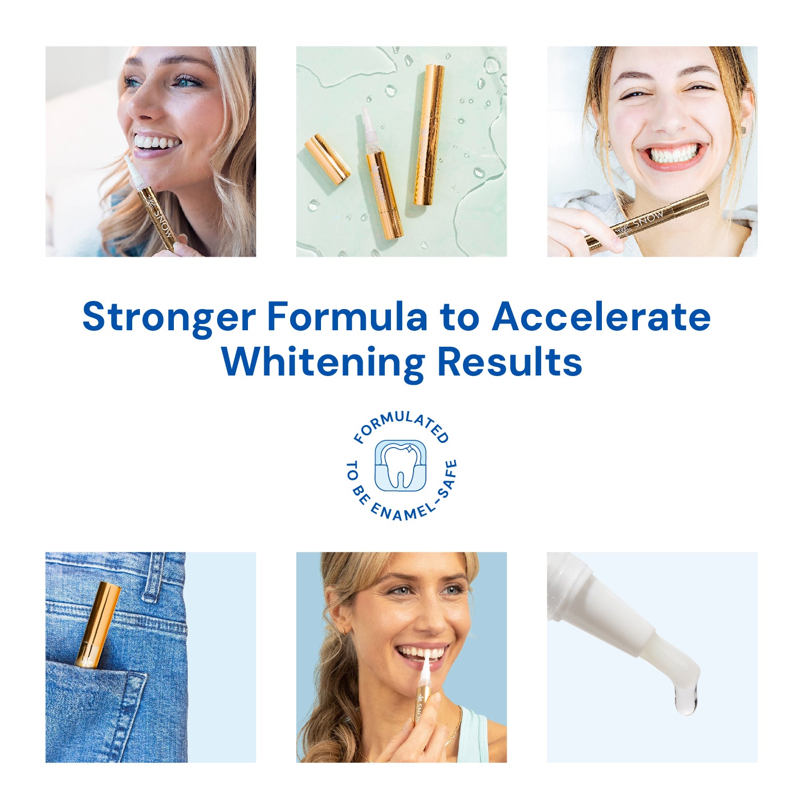 Extra-strength Whitening Gold Serum Pen Dual-peroxide Formula