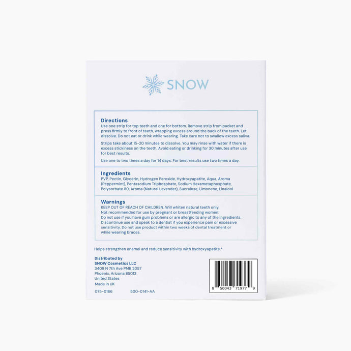 Diamond Dissolving Whitening Strips - SNOW® Oral Care