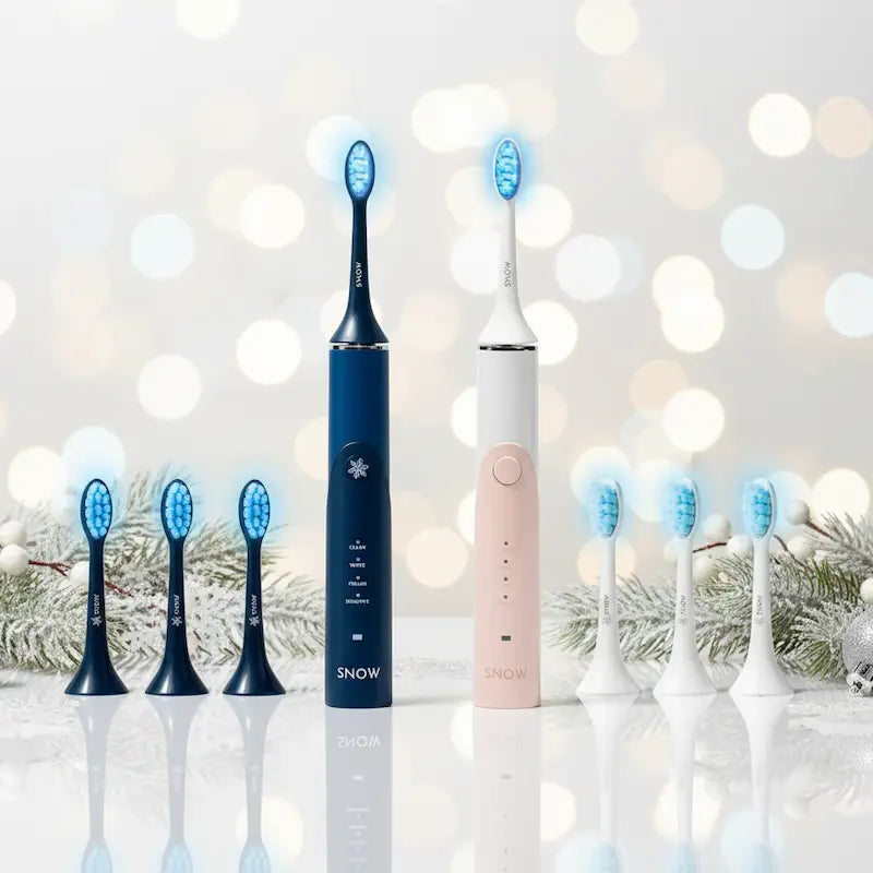 (2 for Price of 1) LED Whitening Electric Toothbrush - Advanced Sonic Technology - Gen 2