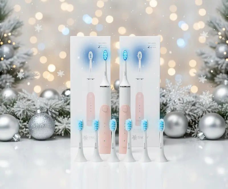 (2 for Price of 1) LED Whitening Electric Toothbrush - Advanced Sonic Technology - Gen 2