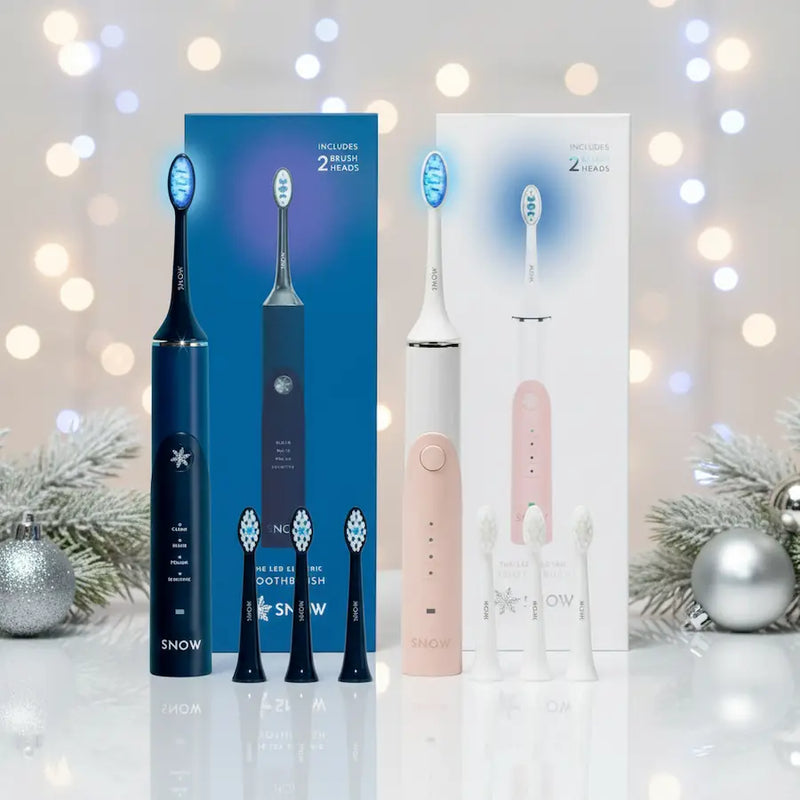 (2 for Price of 1) LED Whitening Electric Toothbrush - Advanced Sonic Technology - Gen 2