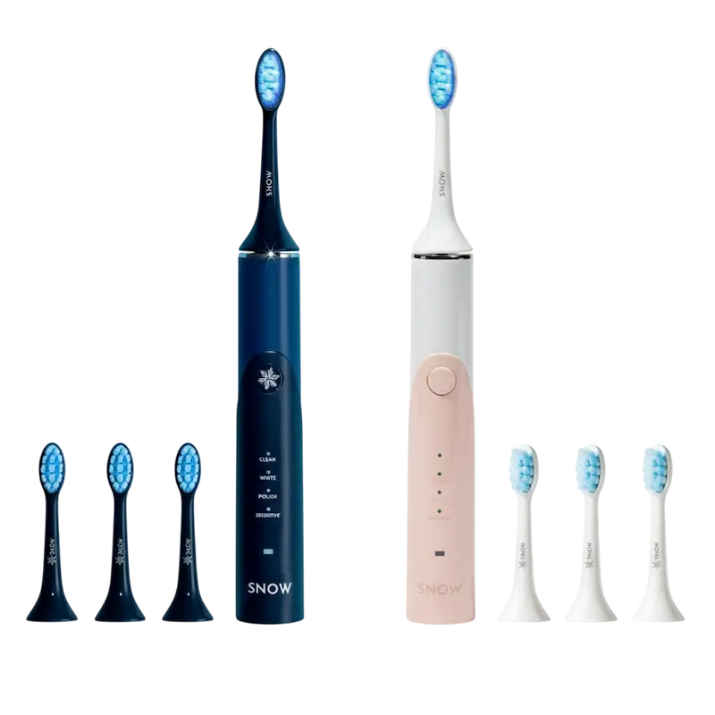 (2 for Price of 1) LED Whitening Electric Toothbrush - Advanced Sonic Technology - Gen 2