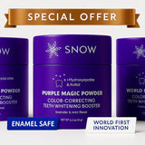 Purple Brightening Magic Whitening Toothpaste Booster® Powder with Hydroxyapatite — World’s First + Enamel Rebuilding