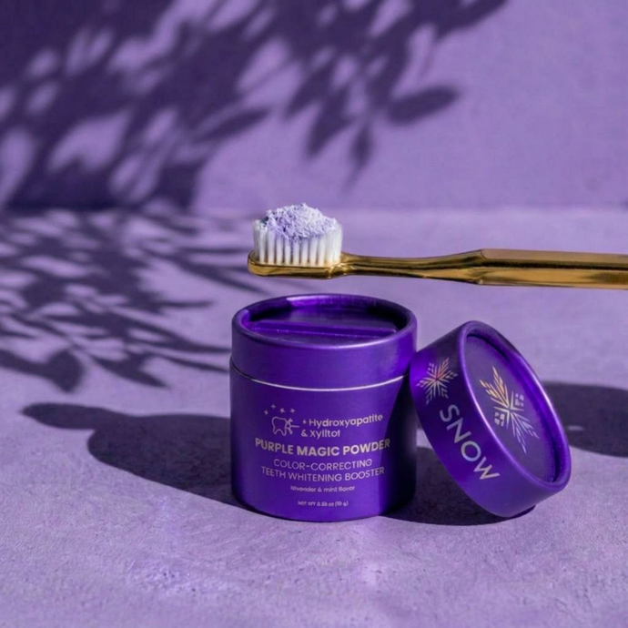 SNOW® Purple Primer Powder | Instant Brightening with Hydroxyapatite