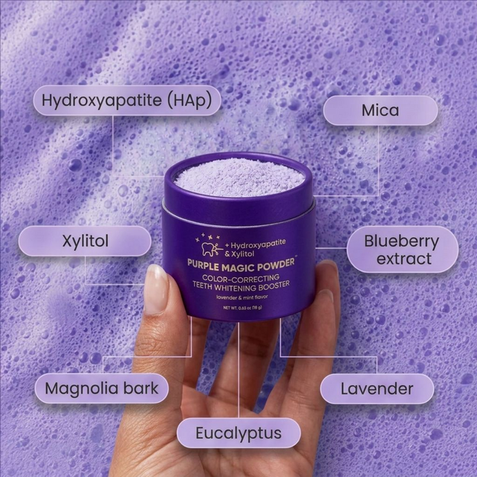 SNOW® Purple Primer Powder | Instant Brightening with Hydroxyapatite