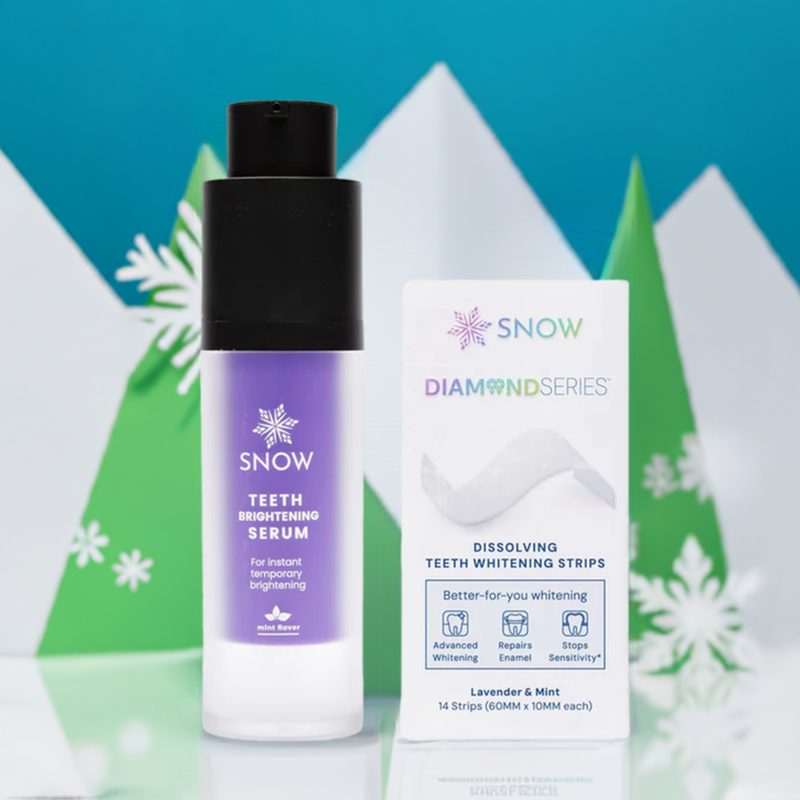 Purple Serum + Dissolving Strips Sensitive Teeth Starter Bundle