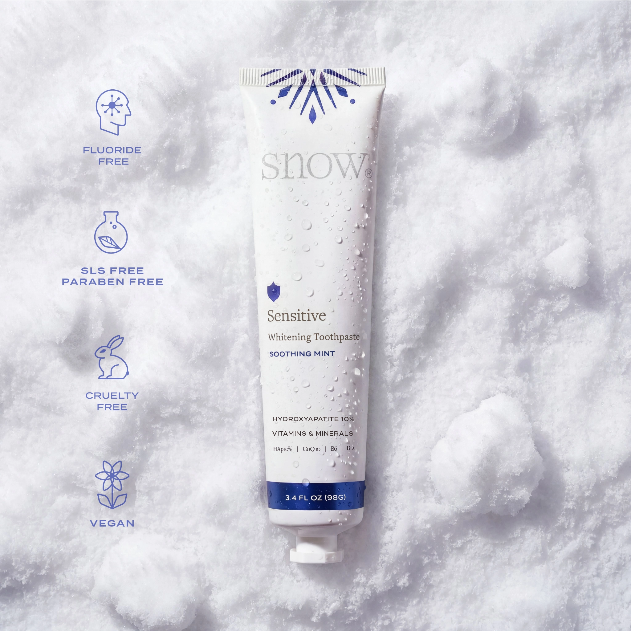 SNOW Teeth Whitening All-in-One System with mouthpiece and serum wands