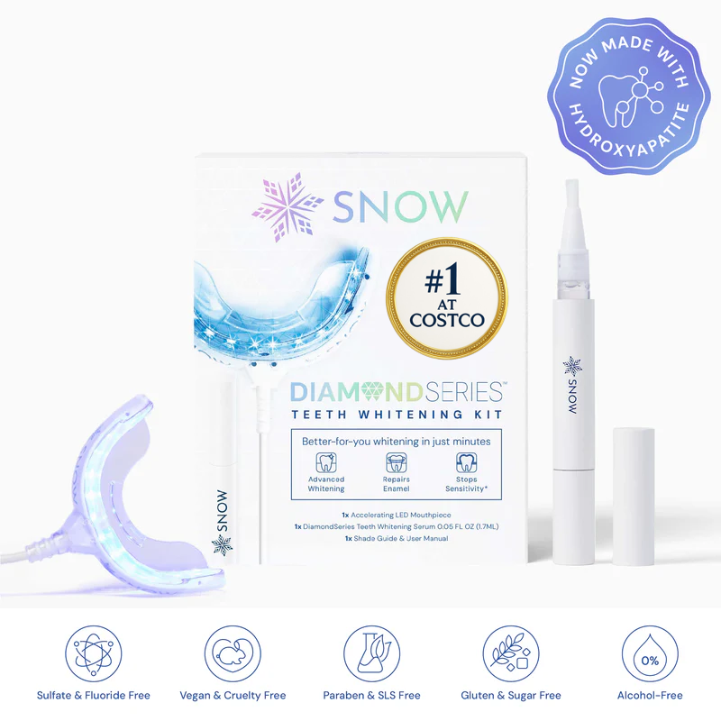 DiamondSeries® Teeth Whitening Kit with Hydroxyapatite - 3-Pack Special Offer