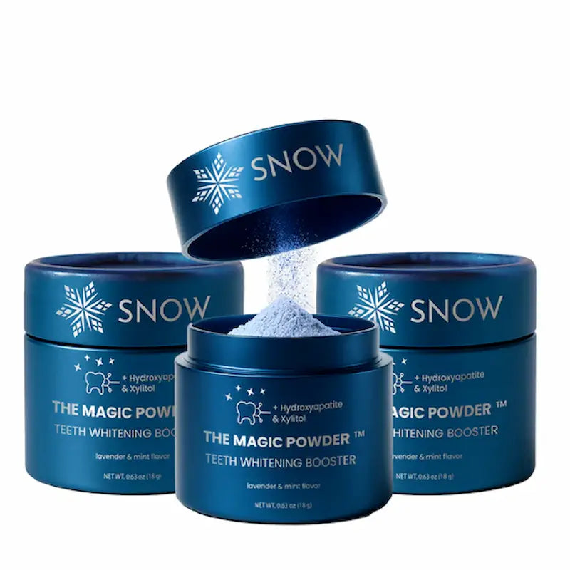 Magic Whitening Toothpaste Booster® Powder with Hydroxyapatite - Sprinkle or Dip! (3 Pack)