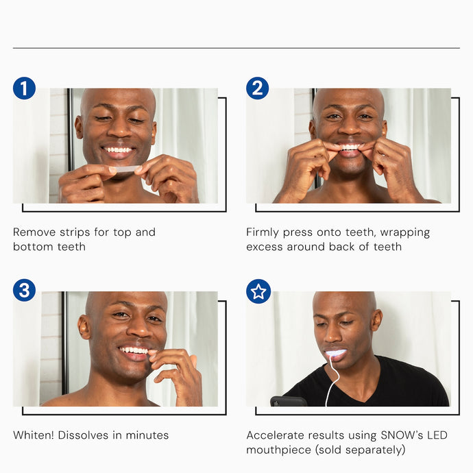 Diamond Dissolving Whitening Strips - SNOW® Oral Care